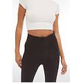 jeggings wr. up 7/8 curvy con gamba superskinny vita alta jeans nero-cuciture in tono donna medium