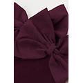 calze con fiocco in cotone donna bordeaux tu