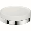nordic porta sapone d'appoggio vetro satinato cromato codice prod b52400cr-cbo