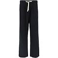 pantalone 'curved logo'