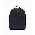logo leather backpack