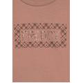 t-shirt comfort manica lunga con retro stampato fawn donna medium