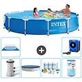 - piscina fuori terra in giro 366x76 cm blu include accessori coordinati a1730