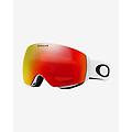 maschera flight deck m matte white con lenti prizm torch