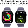 watch series 11 46mm m/l gps alluminio argento sport band viola
