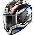 casco moto integrale ridill 2 apex nero bianco blu taglia xl