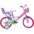 bicicletta bambino 16 peppa pig 5-7 anni rosa