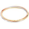 bangle golden dream placcato oro tricolore collezione golden dream tricolore
