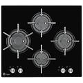 - piano cottura pvf 645 uon a gas 4 fuochi gas colore nero