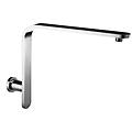 braccio doccia a sbalzo tondo in ottone cromato l 330&times;280 mm