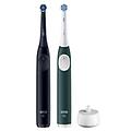 spazzolino elettrico io series 2 duo pack night black e forest green 62418