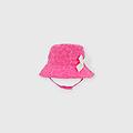 cappello in cotone da neonata rosa taglia 1/3m
