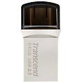 transcend - 64gb jetflash 890 silver plating ts64gjf890s