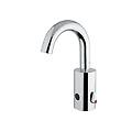 miscelatore elettronico lavabo a fotocellula con alimentazione da rete 230v serie curve 02504/r