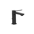 miscelatore lavabo con scarico automatico serie tilt ti075no nero opaco ottone