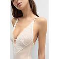 body in tulle e pizzo my forever love donna avorio taglia s