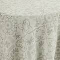 tovaglia malik rotonda 160 cm (ø) antracite/grigio/bianco rotonda