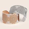 bangle aura acciaio collezione aura bianco
