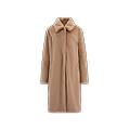 cappotto donna art. w2bl13 wets0 foamytaupemulti