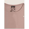 t-shirt maniche a kimono con stampa fantasia sul retro pink zebra animalier donna large