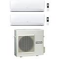 climatizzatore dual split akebono frostwash 12000 + 12000 btu con ram-68np3e inverter wi-fi optional