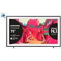 the frame pro ai tv 75'' qe75ls03fwuxzt 4k processore nq4 ai gen3 4k ai upscaling art mode matte