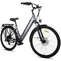 aarhus step 2025 e-bike urbana con batteria 48v 14ah grigio grafite
