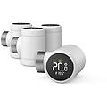 valvola termostatica connessa ad angolo in pvc opaco bianco