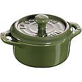 ceramique mini cocotte rotonda 10 cm basilico