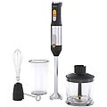 frullatore a immersione multifunzione ultra-potente 1200w lame in titanio nero