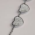 bracciale lady phantasya acciaio cristallo collezione lady phantasya bianco