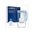 caraffa filtrante vetro 2. 5l incl. 1x filtro maxtra pro all-in-1 che riduce cloro calcare pfas e