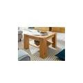 tavolino da salotto in legno di quercia selvatica 70x70x45 oliato naturale kent #114