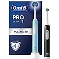 Braun Confezione Da 2 Spazzolini Elettrici Oral B Pro1 Blu Nero