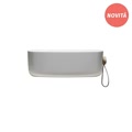 bounce lavabo cristalplant con portasalviette bianco codice prod evlacpcor