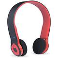 hi-fun cuffie wireless con microfono hi-edo bluetooth colore nero / rosso
