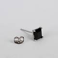 mono orecchino lobo punto luce l'homme or oro bianco spinello collezione l'homme or oro bianco