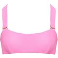 bluebella lucerne bikini top a fascia rosa