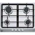 fhsl 604 4gav xs c acciaio inox da incasso 60 cm gas 4 fornello(i)