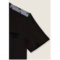 t-shirt con inserti camouflage e logo sul cuore black-allover camouflage black uomo large