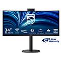 PHILIPS monitor 34 ( led 3440x1440 uwqhd 120hz ) 3000 series curvo black 34b2u3600ch 00