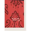 canotta floreale svasata in jersey leggero allover ikat poppy red donna extra large
