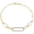 bracciale donna oro giallo bianco gl100732