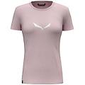 Salewa Solid Dri Release T Shirt Trekking Donna Light Pink White I44 D38