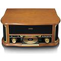 lenco tcd-2551wd piatto audio giradischi con trasmissione a cinghia legno automatico