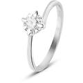 anello solitario valentino diamazing oro bianco diamante collezione diamazing misura 51 oro bianco