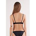 reggiseno push-up bellissima in cotone the sensual cotton donna nero taglia 2c
