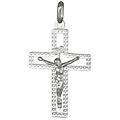 ciondolo croce oro bianco gl101400