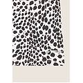 t-shirt regular fit in jersey animalier leopard animalier on black donna medium