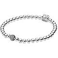 - donna argento braccialetto 598342cz-17 tennis